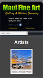 Mobile Screenshot of mauifineart.com